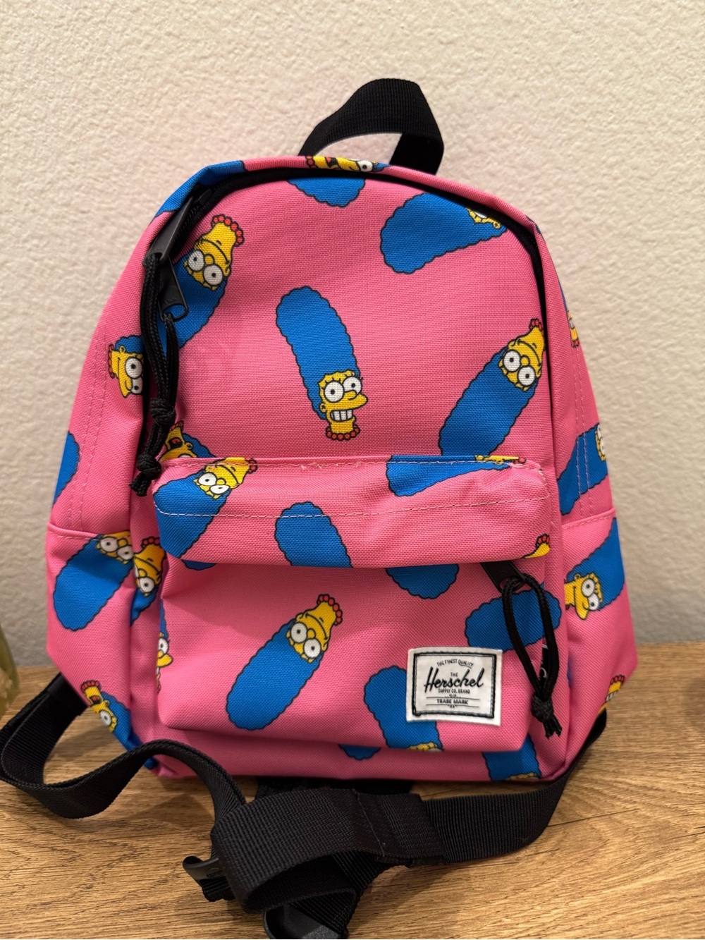 Herschel Supply Company Kids' Pink Marge Simpson Print Mini Backpack